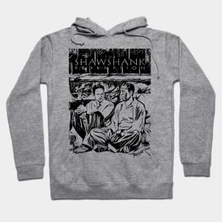 andy dufresne and Ellis Shawshank redemption Hoodie